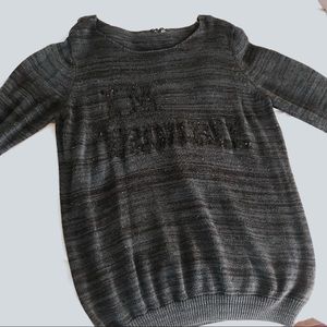 A cute sweater from thrift store